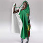 Senegal Football Pride Custom Hooded Blanket Les Lions de la Teranga