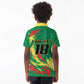 Senegal Football Pride Custom Kid Polo Shirt Les Lions de la Teranga