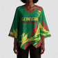 Senegal Football Pride Custom Kimono Sleeve Blouse Les Lions de la Teranga