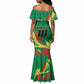 Senegal Football Pride Custom Mermaid Dress Les Lions de la Teranga