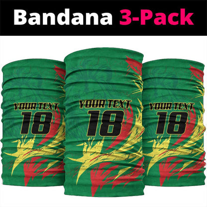 Senegal Football Pride Custom Neck Gaiter Les Lions de la Teranga