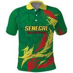 Senegal Football Pride Custom Polo Shirt Les Lions de la Teranga