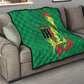 Senegal Football Pride Custom Quilt Les Lions de la Teranga