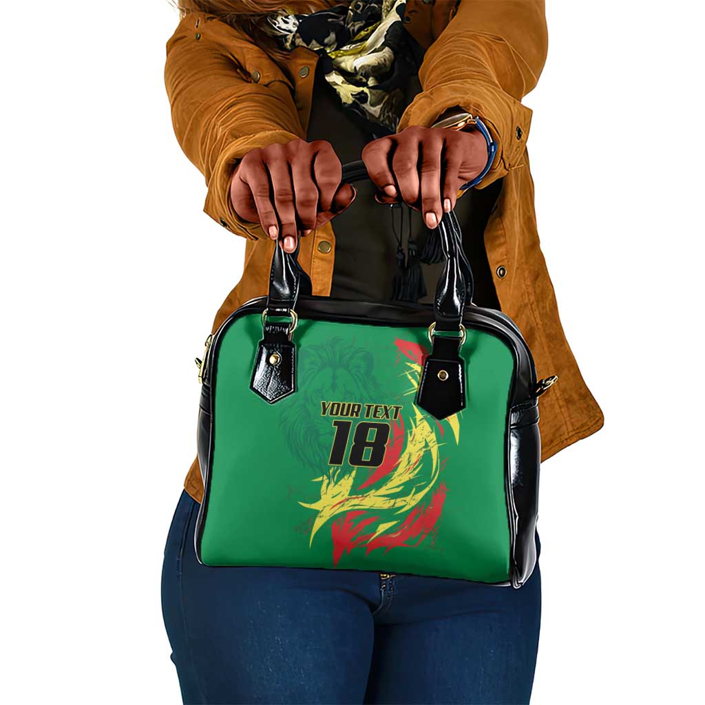 Senegal Football Pride Custom Shoulder Handbag Les Lions de la Teranga