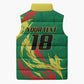Senegal Football Pride Custom Sleeveless Puffer Jacket Les Lions de la Teranga