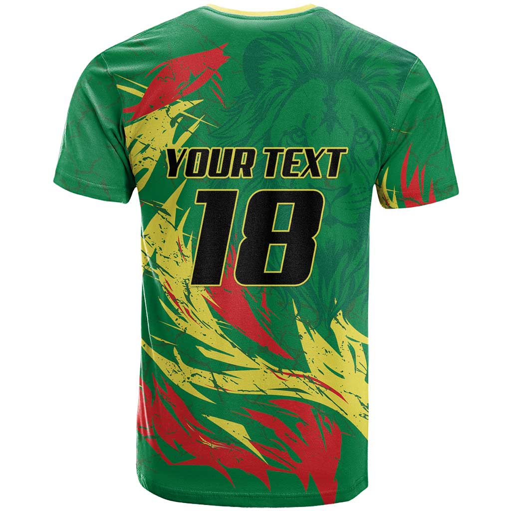 Senegal Football Pride Custom T shirt Les Lions de la Teranga