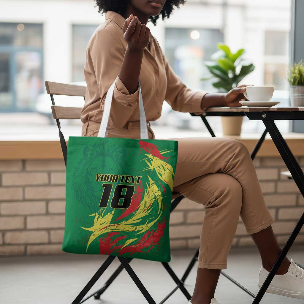 Senegal Football Pride Custom Tote Bag Les Lions de la Teranga