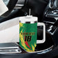Senegal Football Pride Custom Tumbler With Handle Les Lions de la Teranga