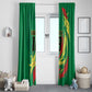Senegal Football Pride Custom Window Curtain Les Lions de la Teranga