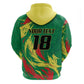 Senegal Football Pride Custom Zip Hoodie Les Lions de la Teranga