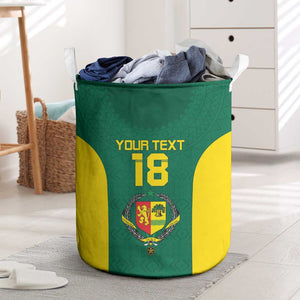 Senegal Football Custom Laundry Basket Pride of African Champions