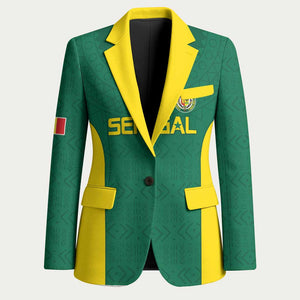 Senegal Football Custom Blazer Pride of African Champions