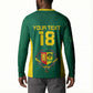 Senegal Football Custom Button Sweatshirt Pride of African Champions