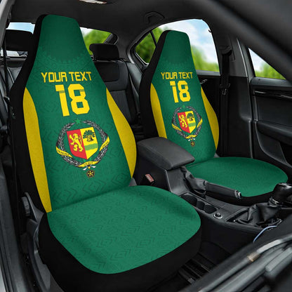 Senegal Football Custom Car Seat Cover Pride of African Champions