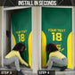 Senegal Football Custom Door Cover Pride of African Champions