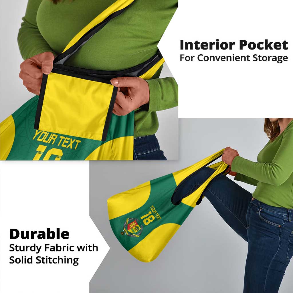 Senegal Football Custom Grocery Bag Pride of African Champions