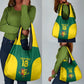 Senegal Football Custom Grocery Bag Pride of African Champions
