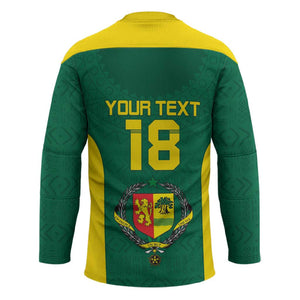 Senegal Football Custom Hockey Jersey Pride of African Champions