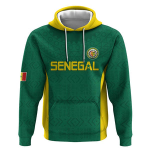 Senegal Football Custom Hoodie Pride of African Champions