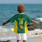 Senegal Football Custom Kid Hawaiian Shirt Pride of African Champions