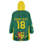 Senegal Football Custom Kid Wearable Blanket Hoodie Pride of African Champions