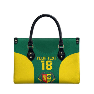 Senegal Football Custom Leather Bag Pride of African Champions