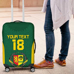 Senegal Football Custom Luggage Cover Pride of African Champions