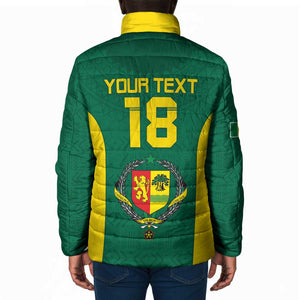 Senegal Football Custom Padded Jacket Pride of African Champions