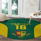 Senegal Football Custom Round Carpet Pride of African Champions