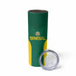 Senegal Football Custom Skinny Tumbler Pride of African Champions