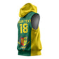 Senegal Football Custom Sleeveless Hoodie Pride of African Champions