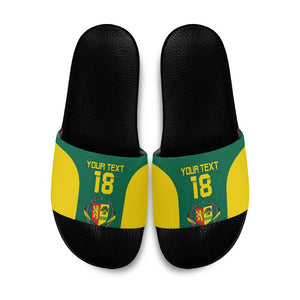 Senegal Football Custom Slide Sandals Pride of African Champions