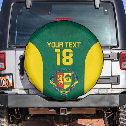 Senegal Football Custom Spare Tire Cover Pride of African Champions