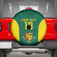 Senegal Football Custom Spare Tire Cover Pride of African Champions