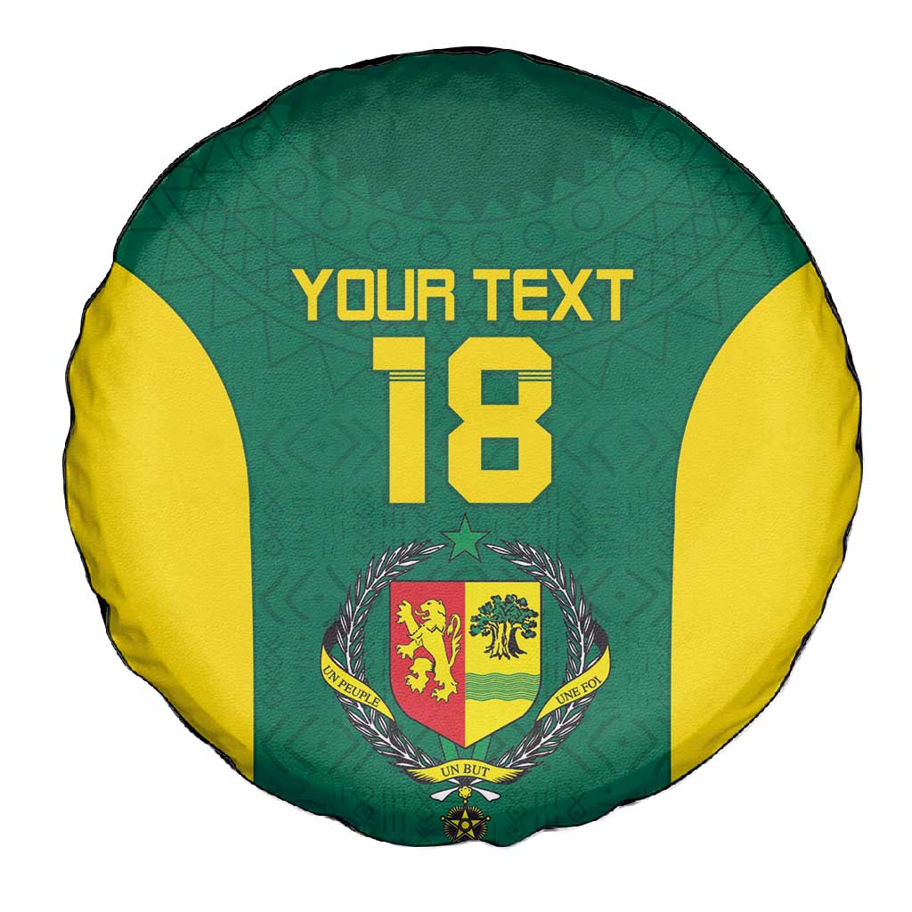 Senegal Football Custom Spare Tire Cover Pride of African Champions