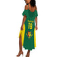 Senegal Football Custom Summer Maxi Dress Pride of African Champions