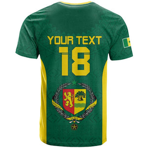 Senegal Football Custom T shirt Pride of African Champions