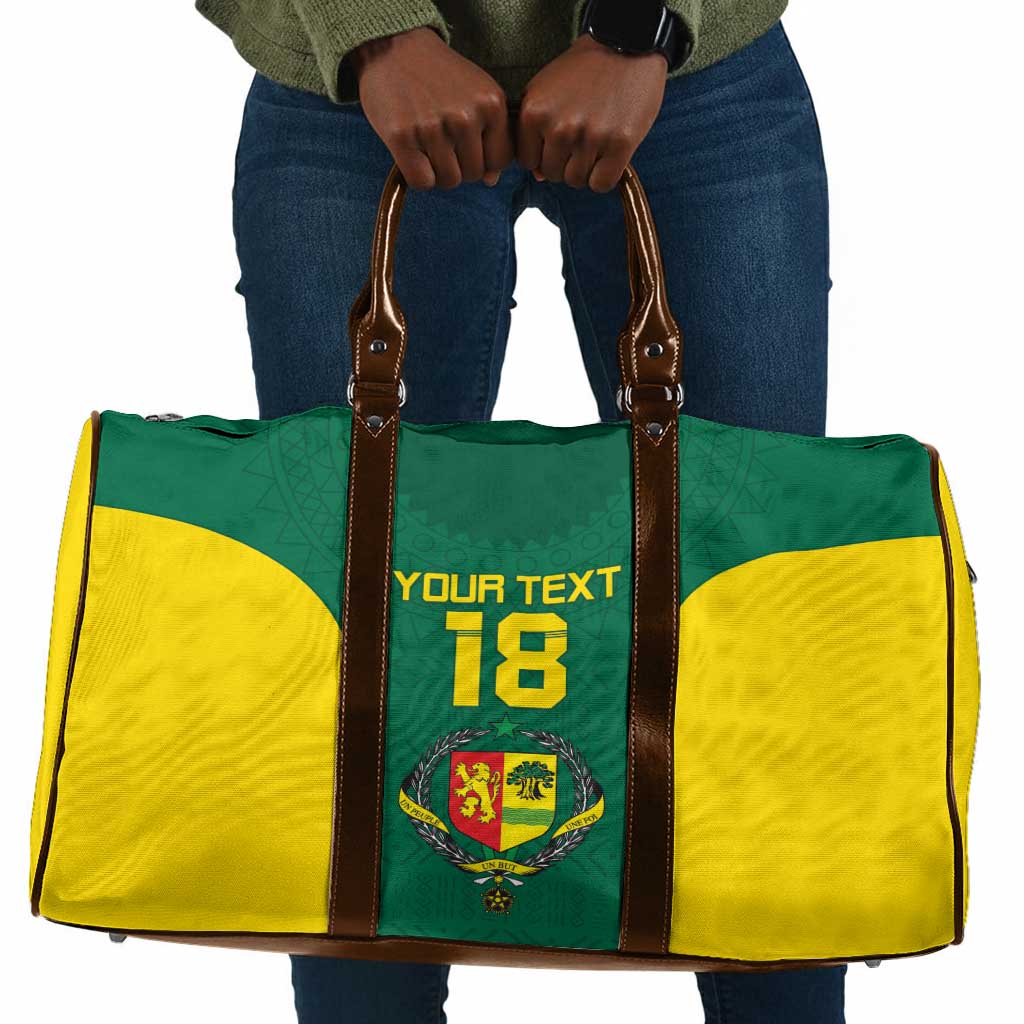 Senegal Football Custom Travel Bag Pride of African Champions