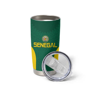 Senegal Football Custom Tumbler Cup Pride of African Champions