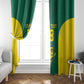 Senegal Football Custom Window Curtain Pride of African Champions