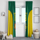 Senegal Football Custom Window Curtain Pride of African Champions