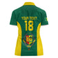 Senegal Football Custom Women Polo Shirt Pride of African Champions