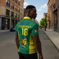 Senegal Football Custom Zipper Polo Shirt Pride of African Champions