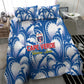 Football Cape Verde Blue Sharks Bedding Set Rise Again Island