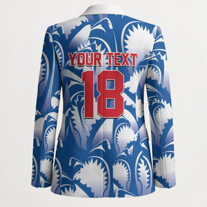 Custom Football Cape Verde Blue Sharks Blazer Rise Again Island