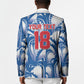 Custom Football Cape Verde Blue Sharks Blazer Rise Again Island