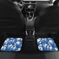 Custom Football Cape Verde Blue Sharks Car Mats Rise Again Island