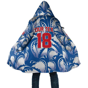 Custom Football Cape Verde Blue Sharks Cloak Rise Again Island