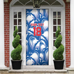 Custom Football Cape Verde Blue Sharks Door Cover Rise Again Island