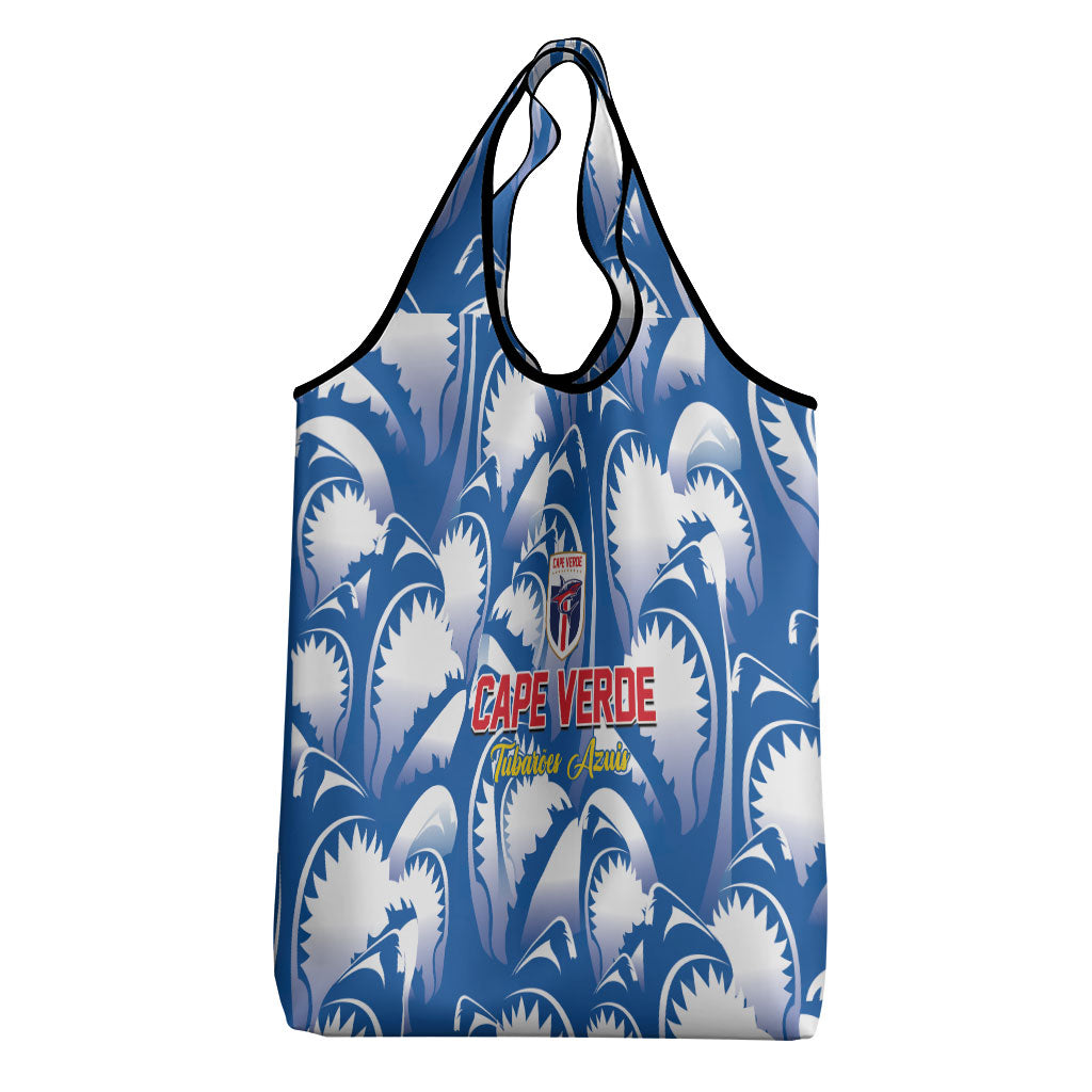 Football Cape Verde Blue Sharks Grocery Bag Rise Again Island